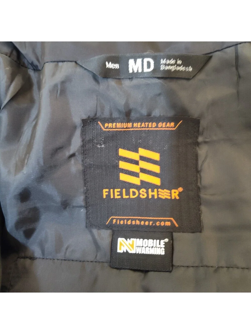 Fieldsheer Mobile Warming Heated Puffer Men's Puffer Jacket Acura Car Racing  M